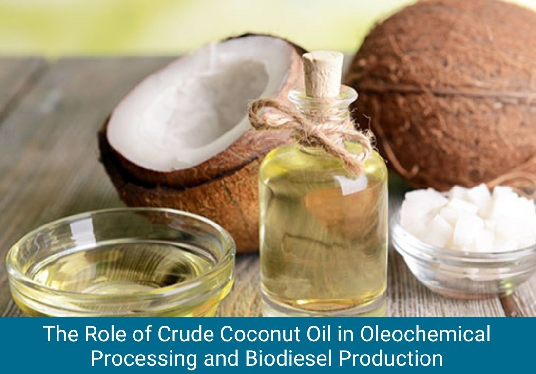 Crude Coconut Oil Oleochemical Processing Biodiesel Production
