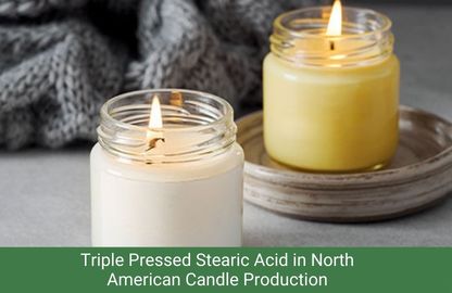 Triple Pressed Stearic Acid North American Candle Production